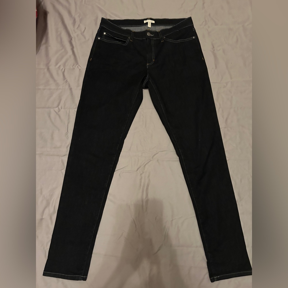 Eileen Fisher skinny jeans in black color Size 12